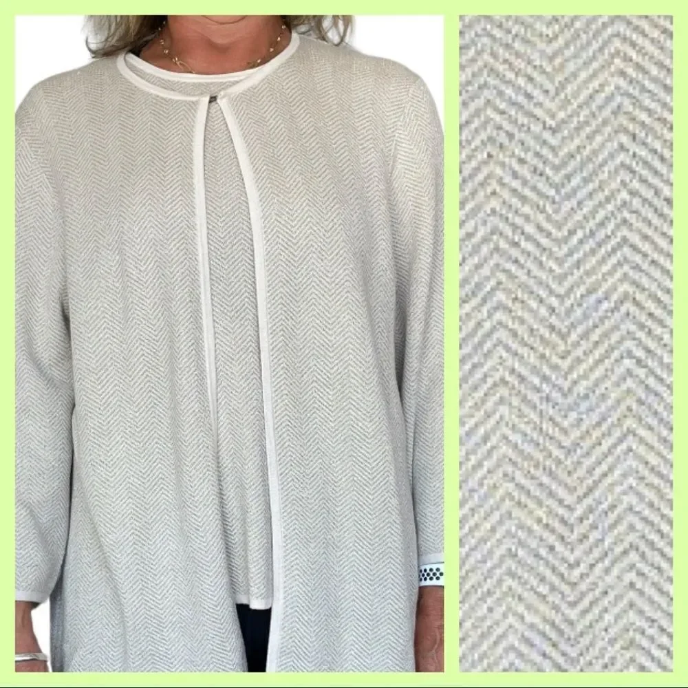 620 - 2 PIECE COORDINATED SWEATER SET, XL, by PRESTON & YORK‎